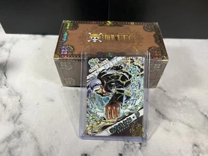 Caja de refuerzo de juego de cartas coleccionables premium de One Piece CCG TCG pecho de madera 20 paquetes - Imagen 1 de 12