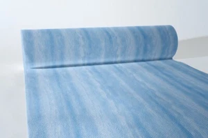 Airlaid Tischläufer Aquarell in Blau, 40 cm x 24 m , 1 Stück - Neutral Tischband - Bild 1 von 3