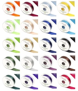 Cinta de satén de doble cara 3mm 6mm 10mm 15mm 25mm 38mm 50mm Muchos colores - 1Meter - Imagen 1 de 215