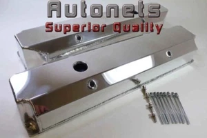 Big Block BB Chrysler Mopar Fabricate Polish Aluminum Valve Cover 383400 426 440 - Picture 1 of 2