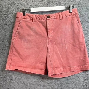 Banana Republic Shorts Women's 4 Coral/Pink Salmon Chino Shorts Ladies 4 - Picture 1 of 16