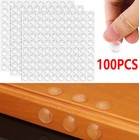 100/200x Clear Self Adhesive Rubber Feet Bumper Pads Stops Coasters Crafts Glass