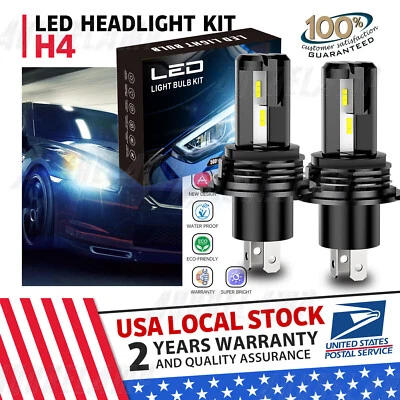 For MAZDA TRIBUTE 2001-2006 2X H4 9003 led headlight Bulbs High/Low Beam 6000K - Image 1 of 4