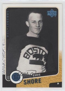 2000-01 Upper Deck Legends Eddie Shore #10 HOF