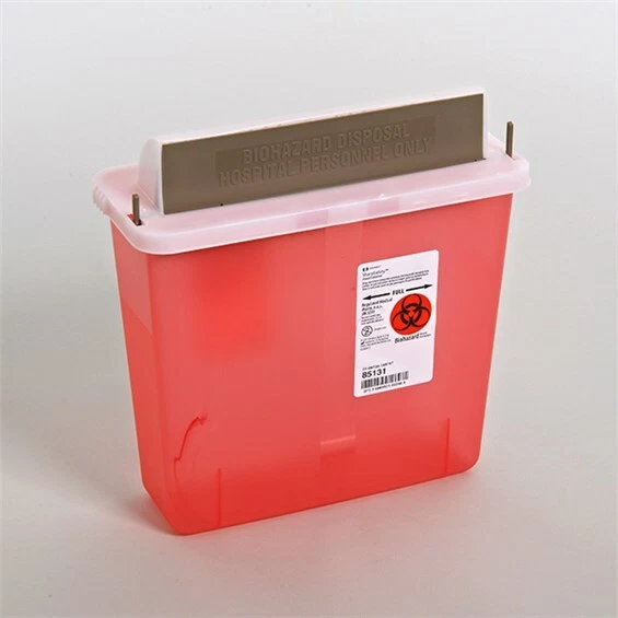 Caixa de correio Kendall Healthcare 85131 SharpStar Sharps recipiente estilo 5 quartos - Imagem 1 de 1