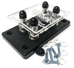 Heavy Duty Dual (2 Spot) Bolt ANL Fuse Holder -Pass Thru- Made in USA - Picture 1 of 1