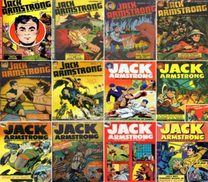1947 - 1949 paquete de cómics Jack Armstrong - 13 libros electrónicos en CD - Imagen 1 de 3