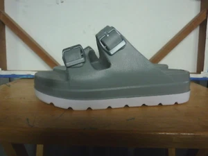 Mia Girl Gray Waterproof Platform Slide Sandals Womens Sz. 8M NWOB - Picture 1 of 4
