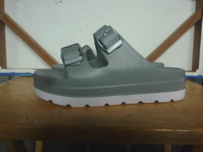 Sandalias Mia Girl Gris Impermeable Plataforma Slide Mujer Talla 8M nuevo sin caja Foto 1 de 4