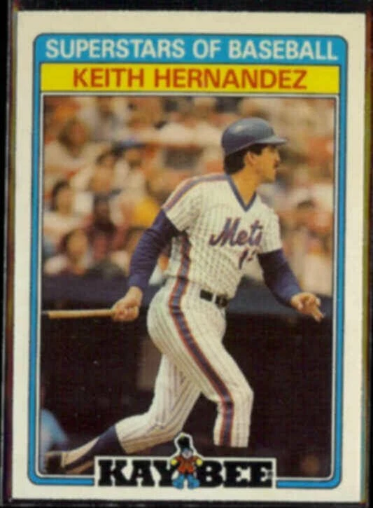 KEITH HERNANDEZ 1987 Kay Bee Glossy Superstars #17 of 33.  METS - Image 1 of 1