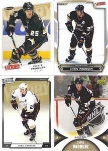 Chris Pronger 2006-07 2007-08 2008-09 Upper Deck Victory 06-07 UD Mini Jersey (4