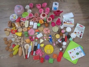 190 artículos para un juego de juguetes de cocina (comida, utensilios y más) - Imagen 1 de 8