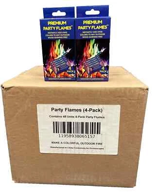 Party Flames Colorful Fire Powder Camp Outdoor Party Bonfire Mystical Firepit