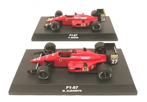 Kyosho Ferrari F1 1:64 - F1-87 (1987) Alboreto and Berger Two Car Set. - Picture 1 of 24