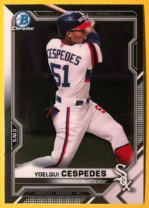 2021 Bowman Chrome Prospects #BCP-176 Yoelqui Cespedes Chicago White Sox - Picture 1 of 2