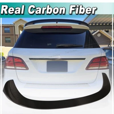 Spoiler traseiro de fibra de carbono para Benz GLE Class W166 GLE400 GLE43 63 asa - Imagem 1 de 4