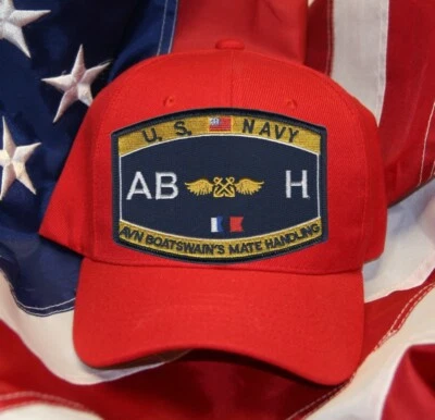 NAVY RATING AVN BOATSWAINS MATE HANDLING UNITED STATES NAVY SEAL NAVY HAT PATCH - Image 1 of 4