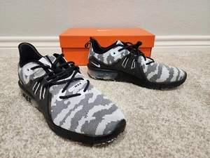 Nike Air Max Sequent 3 Premium Camo, Herren 9, schwarz/weiß, guter Zustand - Bild 1 von 13