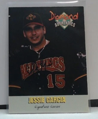 2000 DIAMOND AUTHENTICS JESSIE GARCIA ROOKIE AUTO /3250 #26 ORIOLES MSK - Image 1 of 2