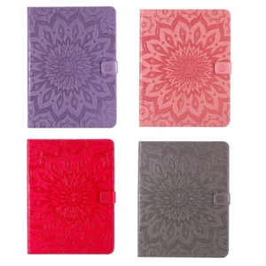 Sun Flower PU Leather Stand Case Cover for iPad Pro 12.9 11 10.5 iPad2345 Tablet - Picture 1 of 18