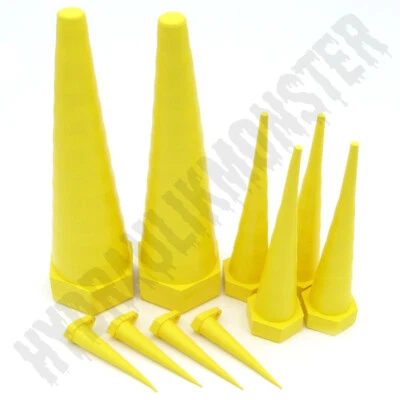 HYDRAULIKMONSTER® Hydraulik Öl Universal Service Stopfen Verschluss konus Gummistopfen Set Mix