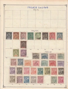 Kenr2: Französisch-Guayana aus 30 Bänden Scott International Sammlung - Bild 1 von 11