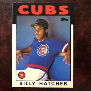 1986 Topps TIFFANY Set BILLY HATCHER ROOKIE #46 CUBS ** MINT ** HIGH GRADE ** - Picture 1 of 2