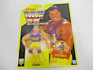 Vintage Wrestler WWF Crush w/ Kona Crusher MOC 1992 Hasbro NEW SEALED - Picture 1 of 8