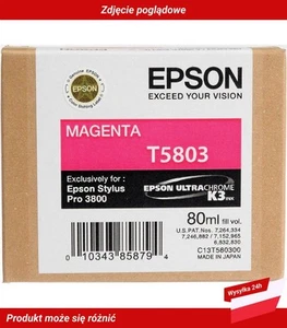 T580300 Epson Stylus Pro 3800 atrament magenta - Photo 1/4