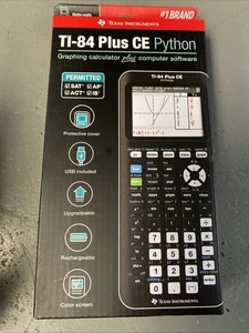 Calculadora gráfica Texas Instruments TI-84 Plus CE Python negra - Imagen 1 de 2