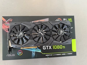NVIDIA ASUS ROG Strix GeForce GTX 1080 Ti - 11 Go - Carte graphique GPU - Photo 1/6