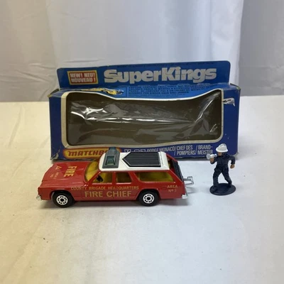 Matchbox Dodge Monaco Fire Chief en caja - Superkings K-67 años 70, ¡ver fotos! Foto 1 de 4