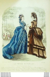 Gravur La Mode current 1852 # 154 (Old Fashion plate) - Bild 1 von 1