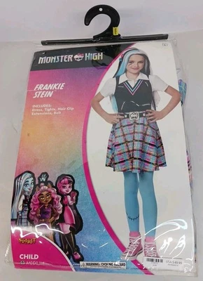 Monster High Frankie Stein Halloween Costume Child's Size Medium Foto 1 de 4