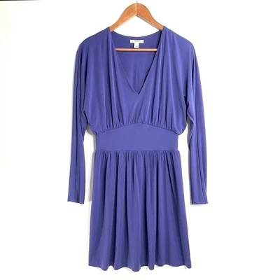 Vestido Boston Proper Relajado Fluido Azul Para Mujer Talla M Pitufo Retro Colegial   Foto 1 de 4