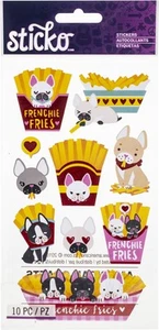 6 Pack Sticko Classic Stickers-Frenchie Fries E5201645 - Picture 1 of 1
