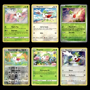 6x Shaymin Holo Lot 7.0 Sun Moon Shining Legends Pokemon Cards Collection Set - Picture 1 of 2