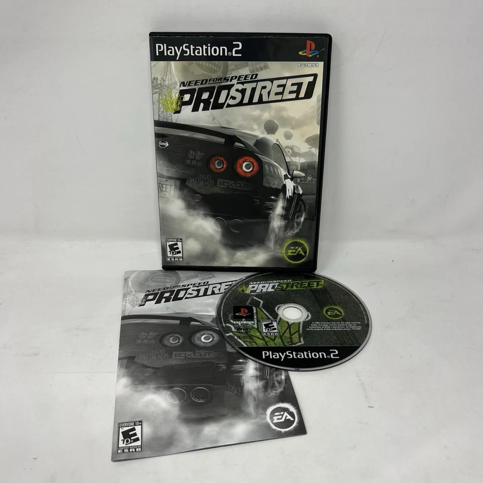 Need for Speed: ProStreet (Sony PlayStation 2, 2007) CIB - PROBADO - ESTUCHE NUEVO Foto 1 de 1