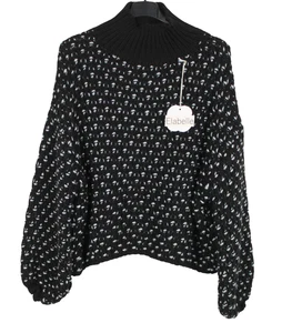 Winter Ladies Soft Knitted Italian Speckled Knit Casual Warm High Neck Jumper - Picture 1 of 23