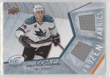2008-09 Upper Deck Ice Frozen Fabrics Jonathan Cheechoo #JC