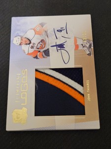 2009-10 UD THE CUP JOHN TAVARES LL-JT #ed 48/50 ROOKIE LIMITED LOGOS PATCH AUTO