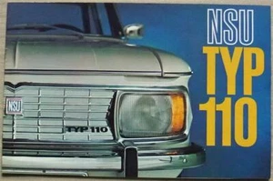 NSU TYP 110 Car Sales Brochure 1965 #DW 2148 600 7511 - Picture 1 of 4