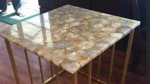 24'' marble table top dining coffee center inlay agate decor home living room k2 - Picture 1 of 3