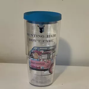 Tervis Simply Southern Hunting Hair Don’t Care Camper Double Wall Tumbler 24oz - Picture 1 of 7