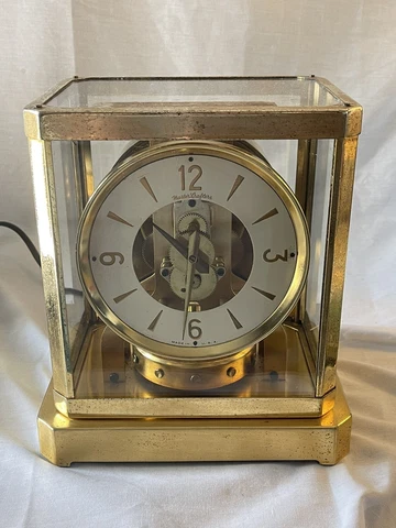 Vintage ca. 1955 Master Crafters No. 308 Atmos Styled Electric Clock Working Cover