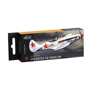 Arcus #E1008 Enamel Paint Set VVS Battle of Moscow 6 colors 10ml for Model Kit - Picture 1 of 14