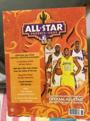 Programa All Star Game 2009 de la NBA, Phoenix/Kobe Bryant, Lebron James.   P&H GRATIS Foto 1 de 3