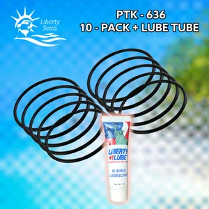 275300 Fits O-Ring For FullFlow Valve For Pentair & PacFab PTK-636 10-PACK+LUBE - Picture 1 of 1