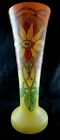 *- LEGRAS - Grand vases Cornet " PRINTEMPS " - 30,5 cm - circa 1900