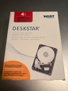 desktop hard drive 3.5 inch 4tb High Capacity 7200RPM / 64MB/Mo cache SATA3 6GB - Picture 1 of 1